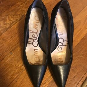 Sam Edelman Multi-texture Black Pumps Size 8